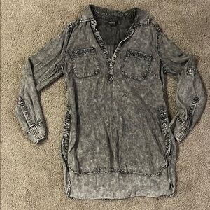 Soho Gray Button Down Shirt